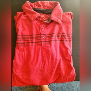 Mens George collard short sleeve half button dress shirt